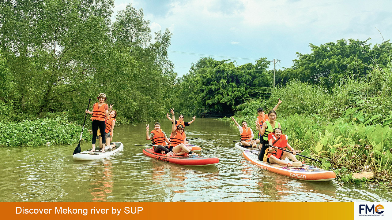 Discover Mekong Delta by sup