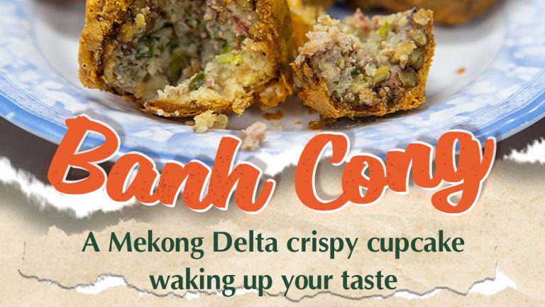 Banh Cong - A traditional Mekong Delta cake