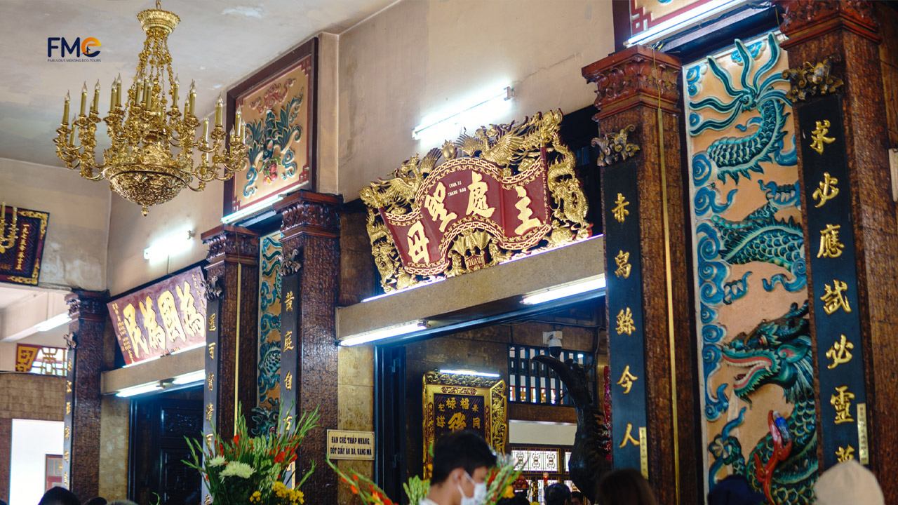 Architecture inside the temple