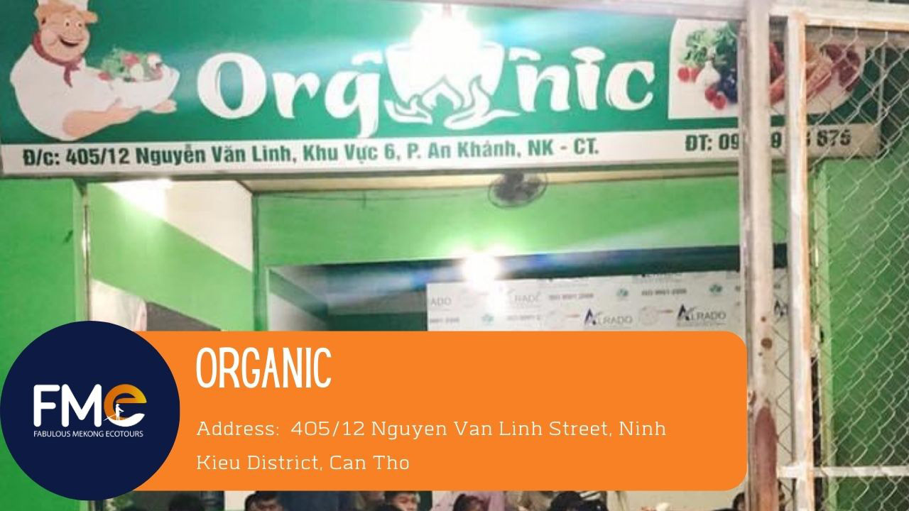 Organic vegetarian restaurant