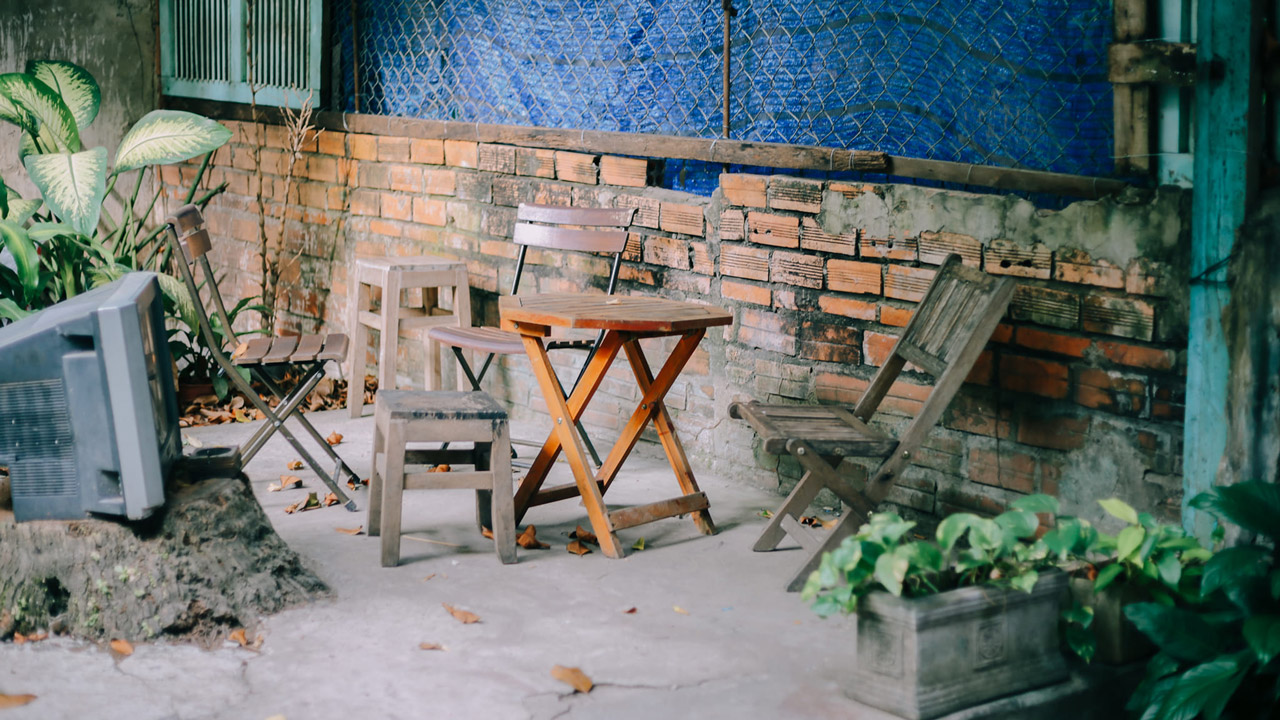 Idyllic corner at Raw Coffee