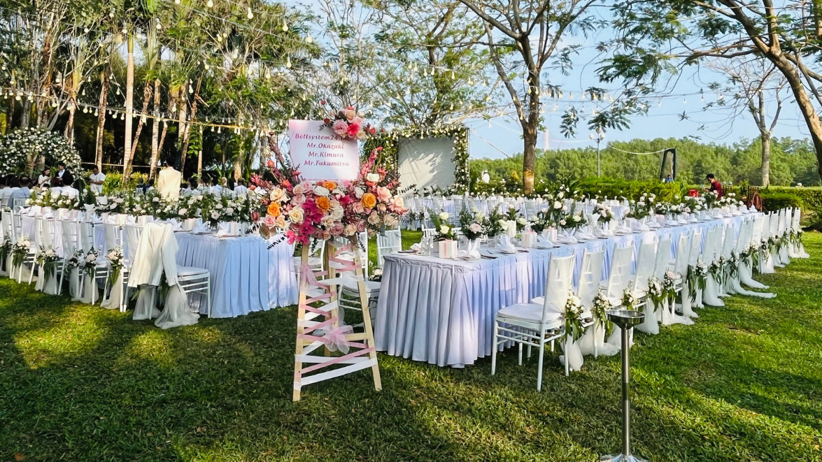 The resort also serves wedding parties