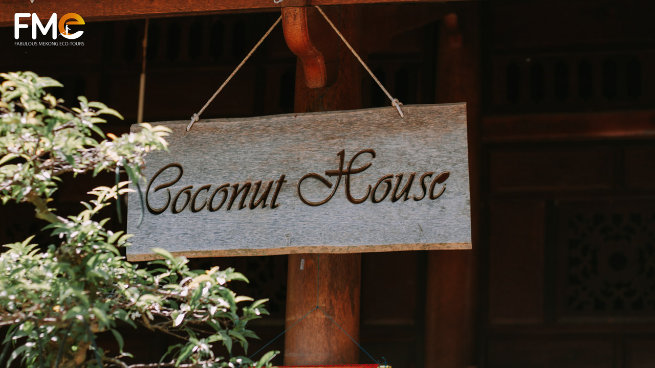 The banner of the Coconut House