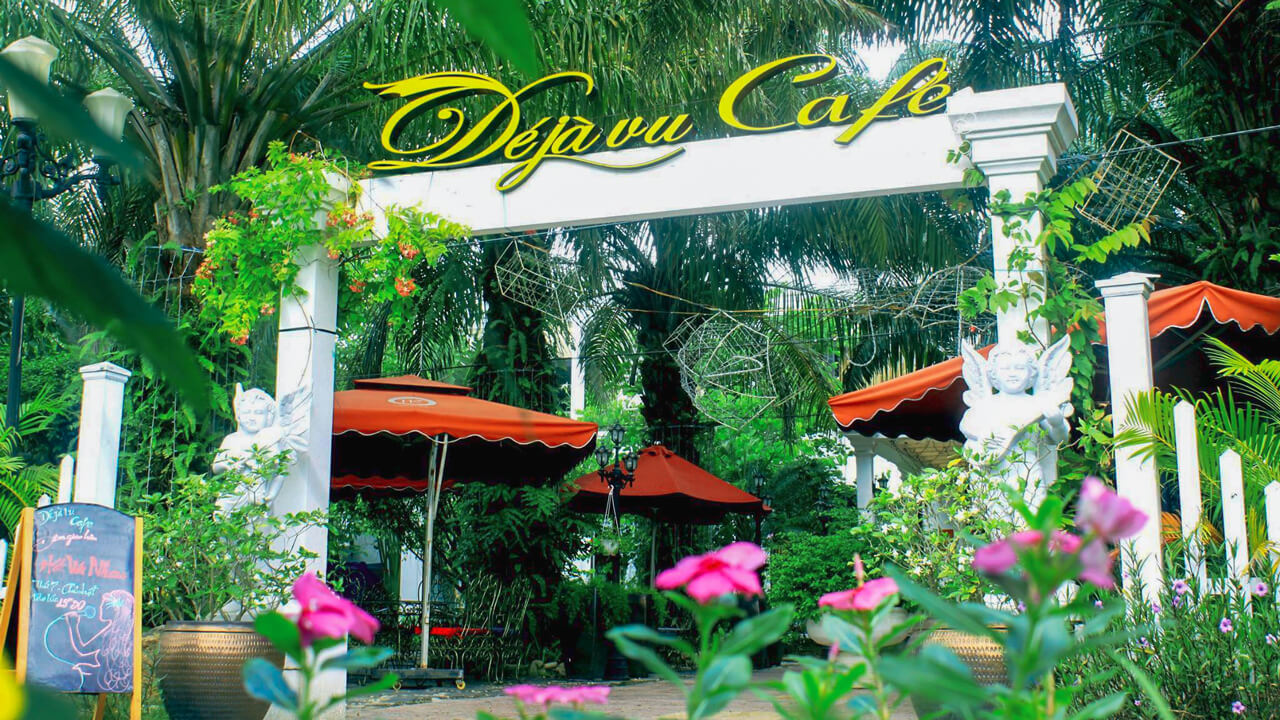 Deja Vu Cafe at Huynh Kha Tourist Area in Tra Vinh