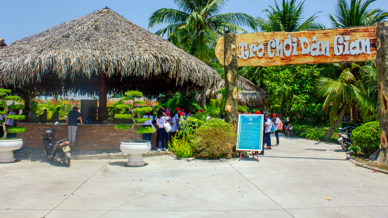 Folk Game Area at Huynh Kha Tourist Area in Tra Vinh