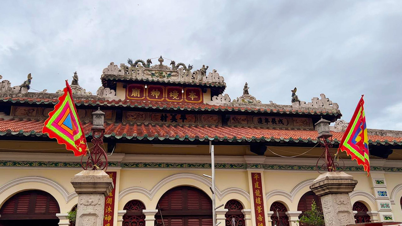Architecture of Binh My Temple