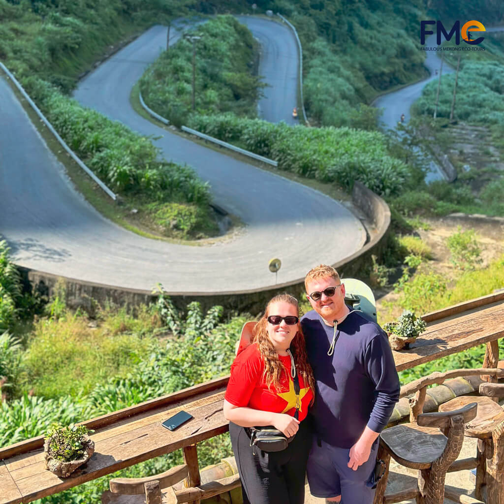 Tham Ma Pass offers a thrilling ride with zigzagging mountain roads and panoramic views of Ha Giang's rugged landscapes